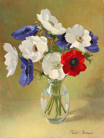 Fine Art by Peter Brown: Anemones