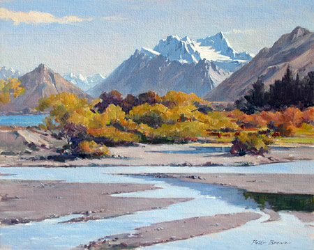 Fine Art by Peter Brown: Mt. Earnslaw
