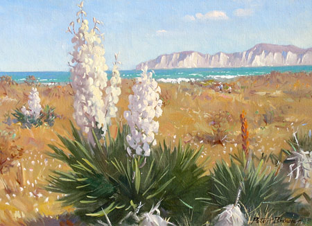 Fine Art by Peter Brown: Wild Yukka and Young Nicks Head